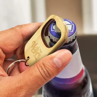 Malta Stainless Steel Bottle Opener Keyring