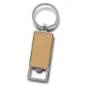 Santo Metal Bottle Opener Keyring
