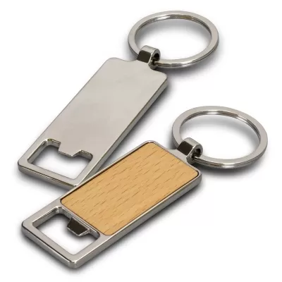 Santo Metal Bottle Opener Keyring