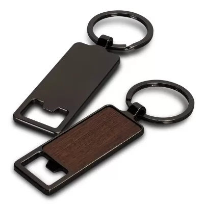 Santo Metal Bottle Opener Keyring