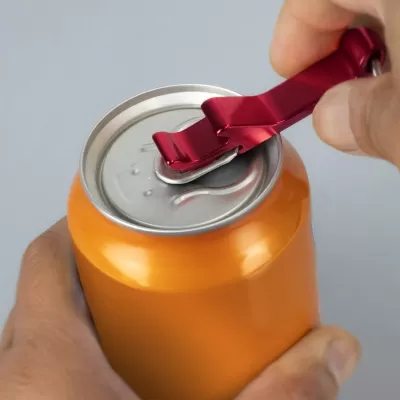 Snappy Aluminium Bottle Opener Keyring