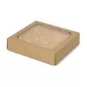 Oakridge 4 Piece Round Cork Coaster Set
