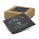 branded 4 Piece Slate Coaster Set, from our range of promotional Coasters