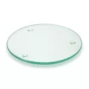 Venice Single Round Glass Coaster