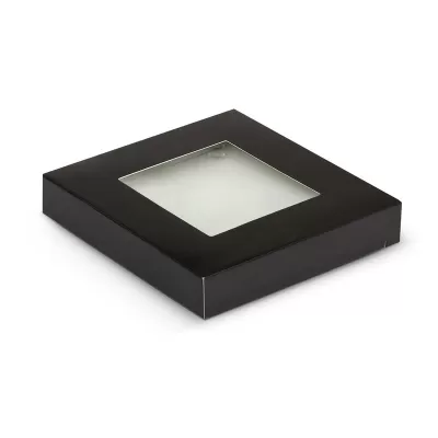 Venice 4 Piece Square Glass Coaster Set