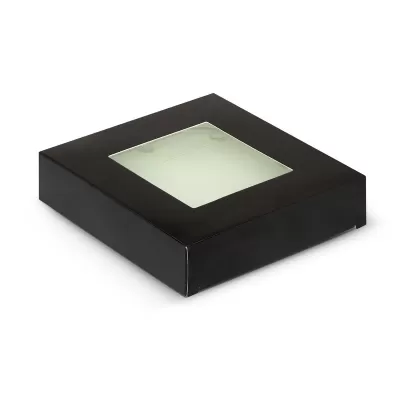 Venice 4 Piece Round Glass Coaster Set