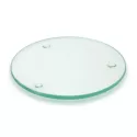 Venice Single Round Glass Coaster