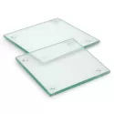 Venice 2 Piece Full Colour Square Glass Coaster Set