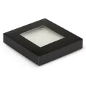 Venice 4 Piece Square Glass Coaster Set
