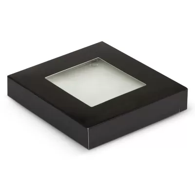 Venice 4 Piece Square Glass Coaster Set