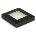 Venice 4 Piece Round Glass Coaster Set