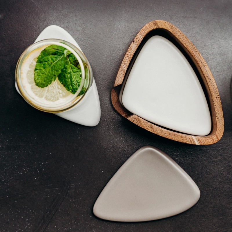 Keepsake Pebble 6 Piece Ceramic Coaster Set