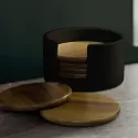 Keepsake Acacia Coaster Set