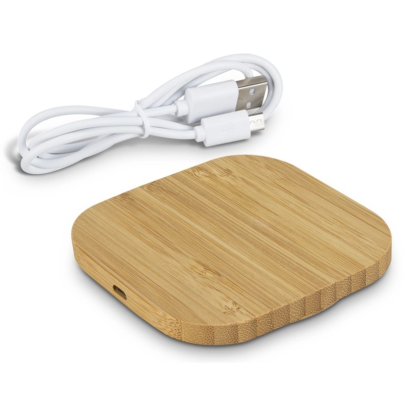 Vita 5W Square Bamboo Wireless Charger