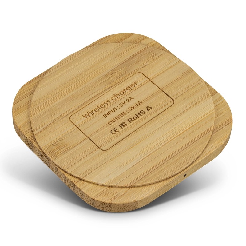Vita 5W Square Bamboo Wireless Charger