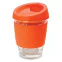 Metro 340ml Glass Coffee Cup
