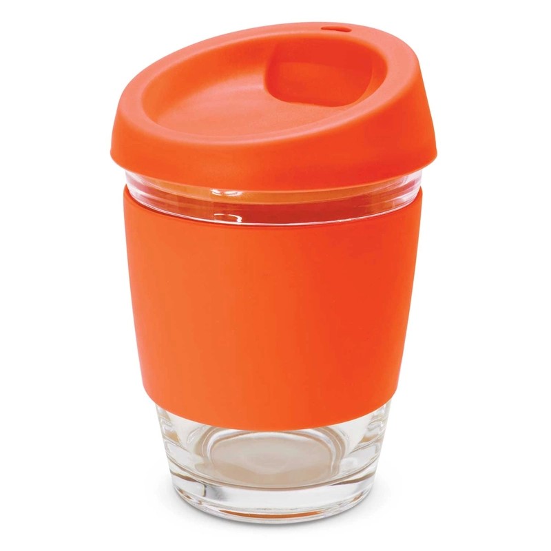 Metro 340ml Glass Coffee Cup