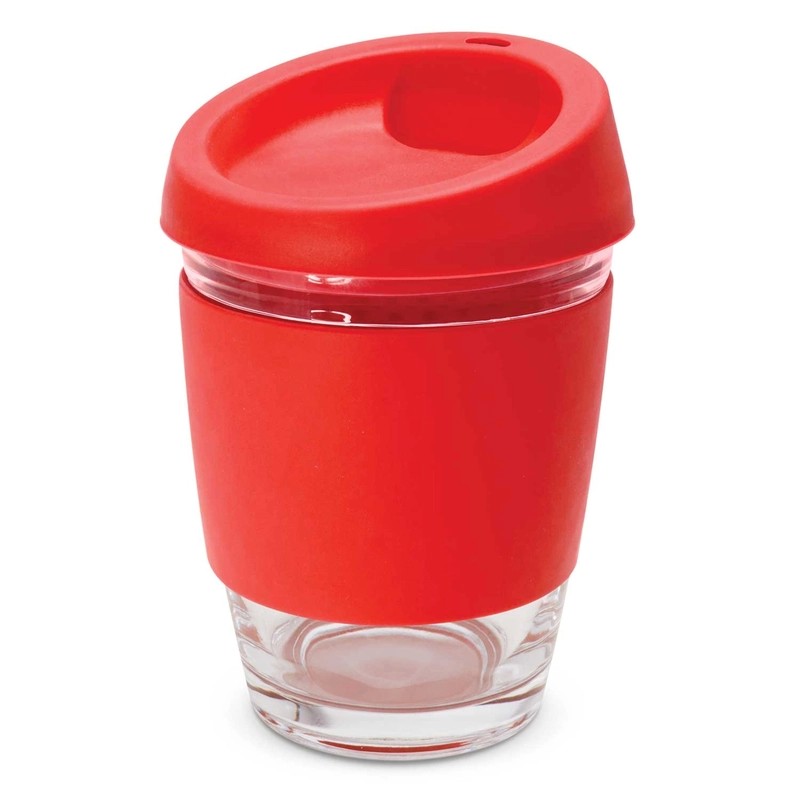 Metro 340ml Glass Coffee Cup