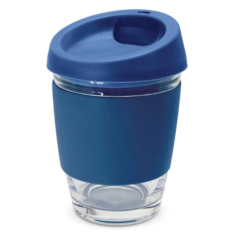 Metro 340ml Glass Coffee Cup