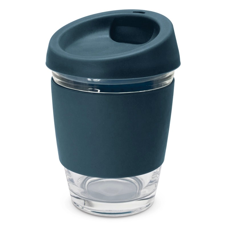 Metro 340ml Glass Coffee Cup