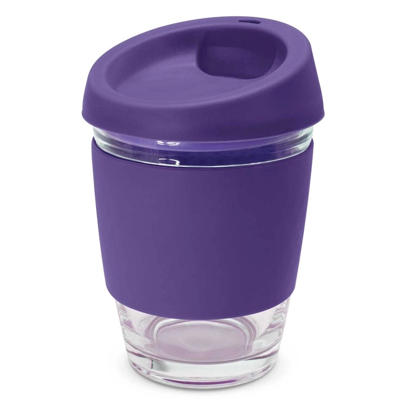Metro 340ml Glass Coffee Cup
