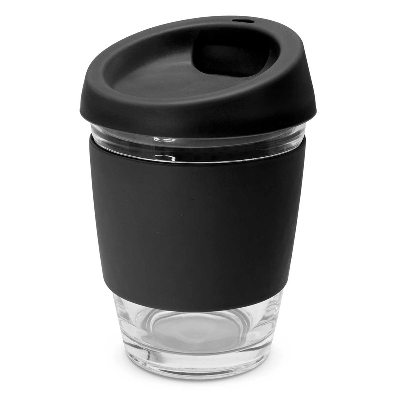 Metro 340ml Glass Coffee Cup