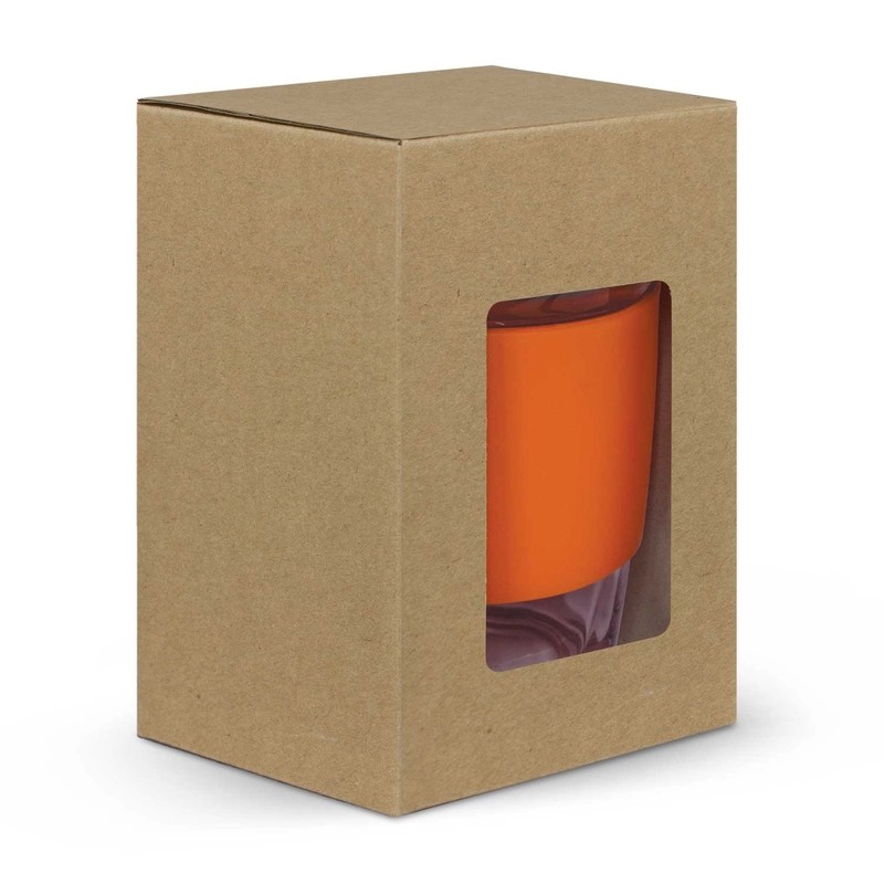 Metro 340ml Glass Coffee Cup