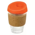Metro 340ml Glass Coffee Cup with Cork Band