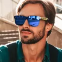 Ryder Bamboo Mirror Lens Sunglasses