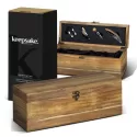 Keepsake Acacia Wine Box Gift Set