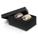 Azzurra 2 Piece 350ml Bamboo Lid Glass Set