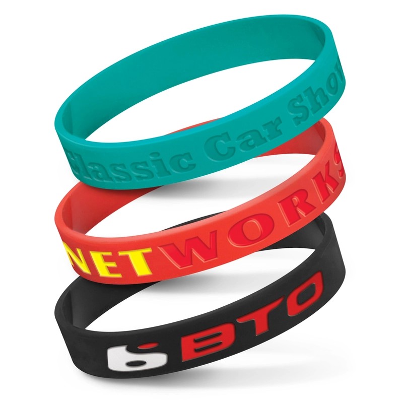 Debossed Silicone Wristband