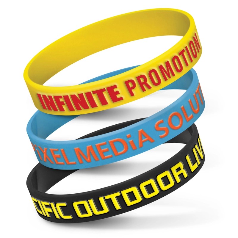 Embossed Silicone Wristband