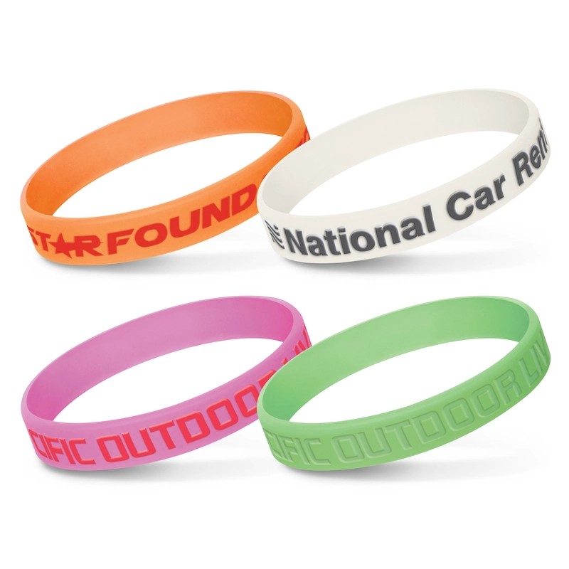 Glow in the Dark Silicone Wristband