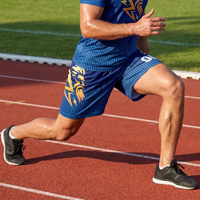 Mens Custom Active 180gsm Polyester Shorts