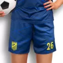 Womens Custom 150gsm Polyester Soccer Shorts