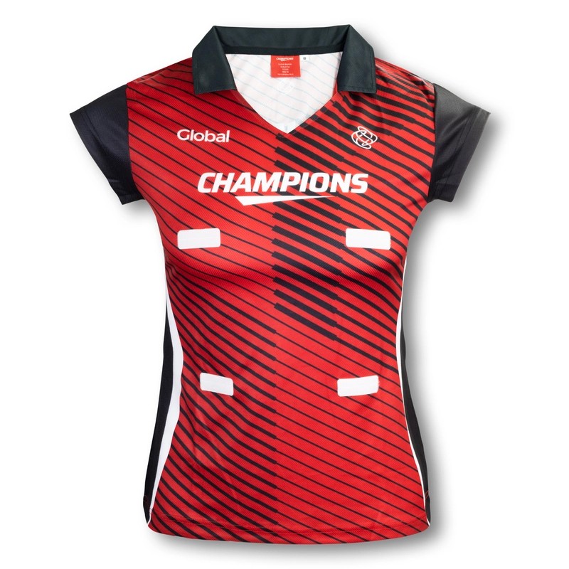 Womens Custom Polyester Netball Top
