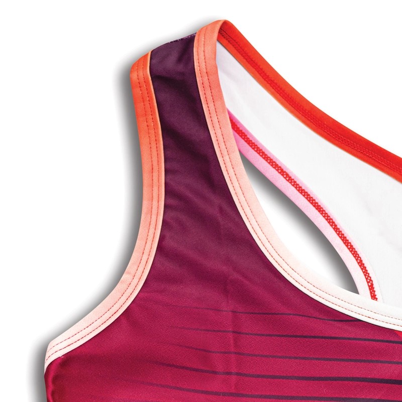 Womens Custom Athletics Polyester Crop Top