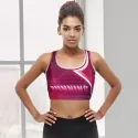 Womens Custom Athletics Polyester Crop Top