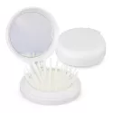 Compact Plastic Brush with Mirror