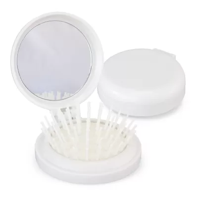 Compact Plastic Brush with Mirror