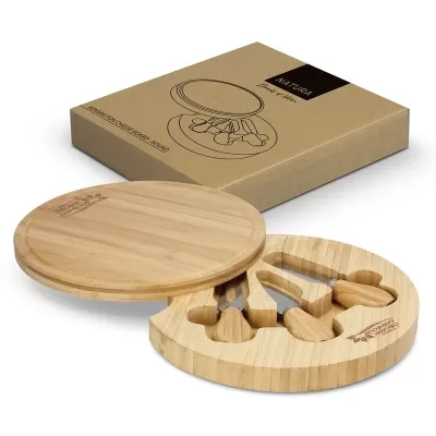 NATURA Kensington Round Bamboo Cheese Board