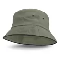 Bondi Black Sandwich Trim Bucket Hat