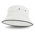Bondi Black Sandwich Trim Bucket Hat