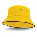 Bondi Black Sandwich Trim Bucket Hat