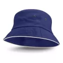 Bondi White Sandwich Trim Bucket Hat