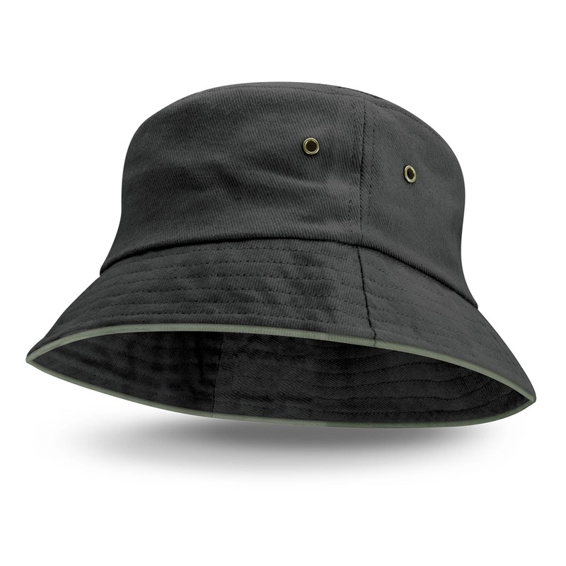 Bondi Coloured Sandwich Trim Bucket Hat