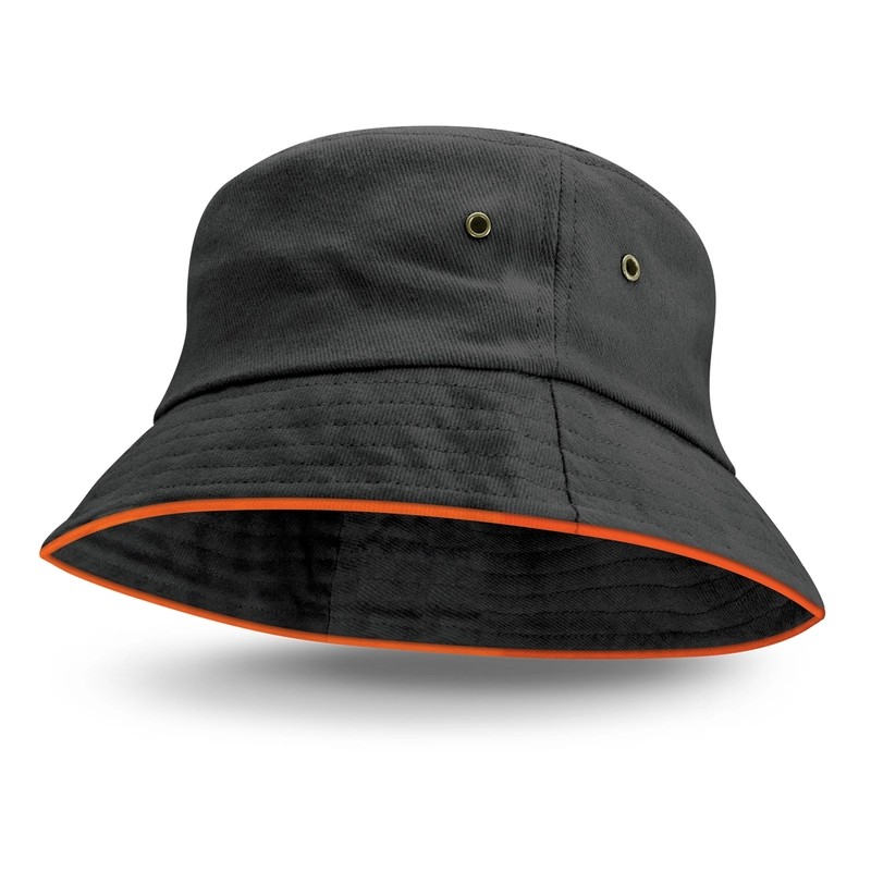 Bondi Coloured Sandwich Trim Bucket Hat