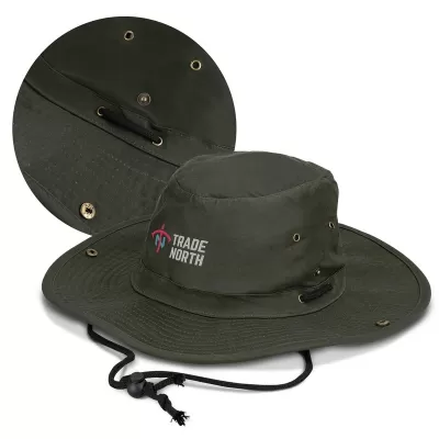 Oilskin Cotton Wide Brim Hat