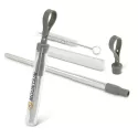 Telescopic Stainless Steel Straw with Case